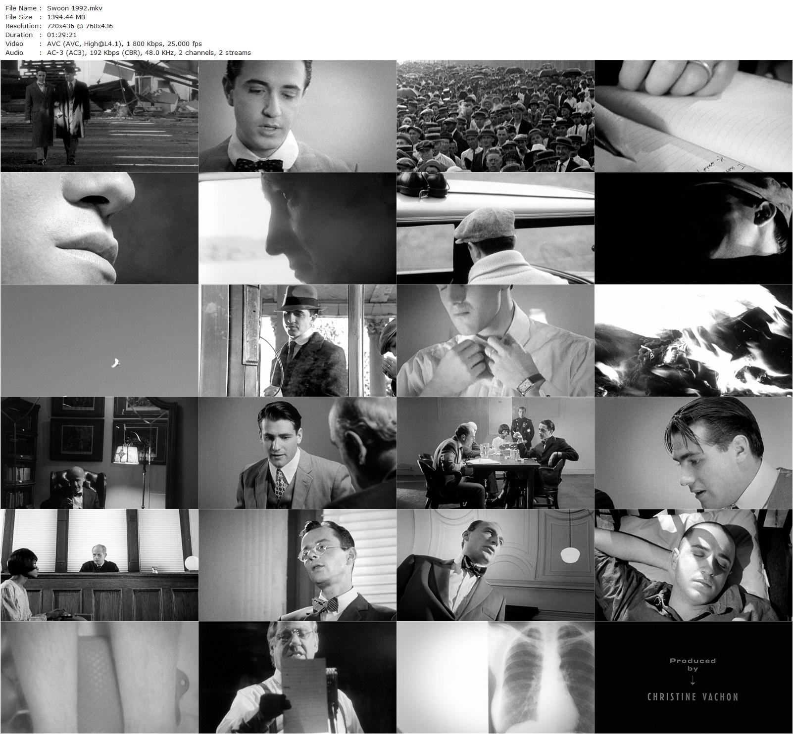 Swoon (1992) Tom Kalin, Daniel Schlachet, Craig Chester, Ron Vawter-poster