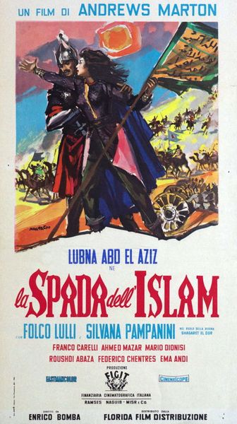 Sword of Islam (1961) Enrico Bomba, Andrew Marton, Lobna Abdel Aziz, Ahmed Mazhar, Farid Shawqi