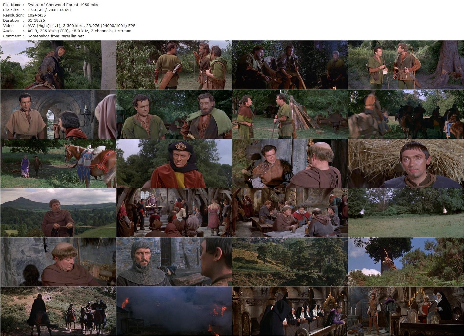 Sword of Sherwood Forest (1960) Terence Fisher, Richard Greene, Peter Cushing, Niall MacGinnis-poster