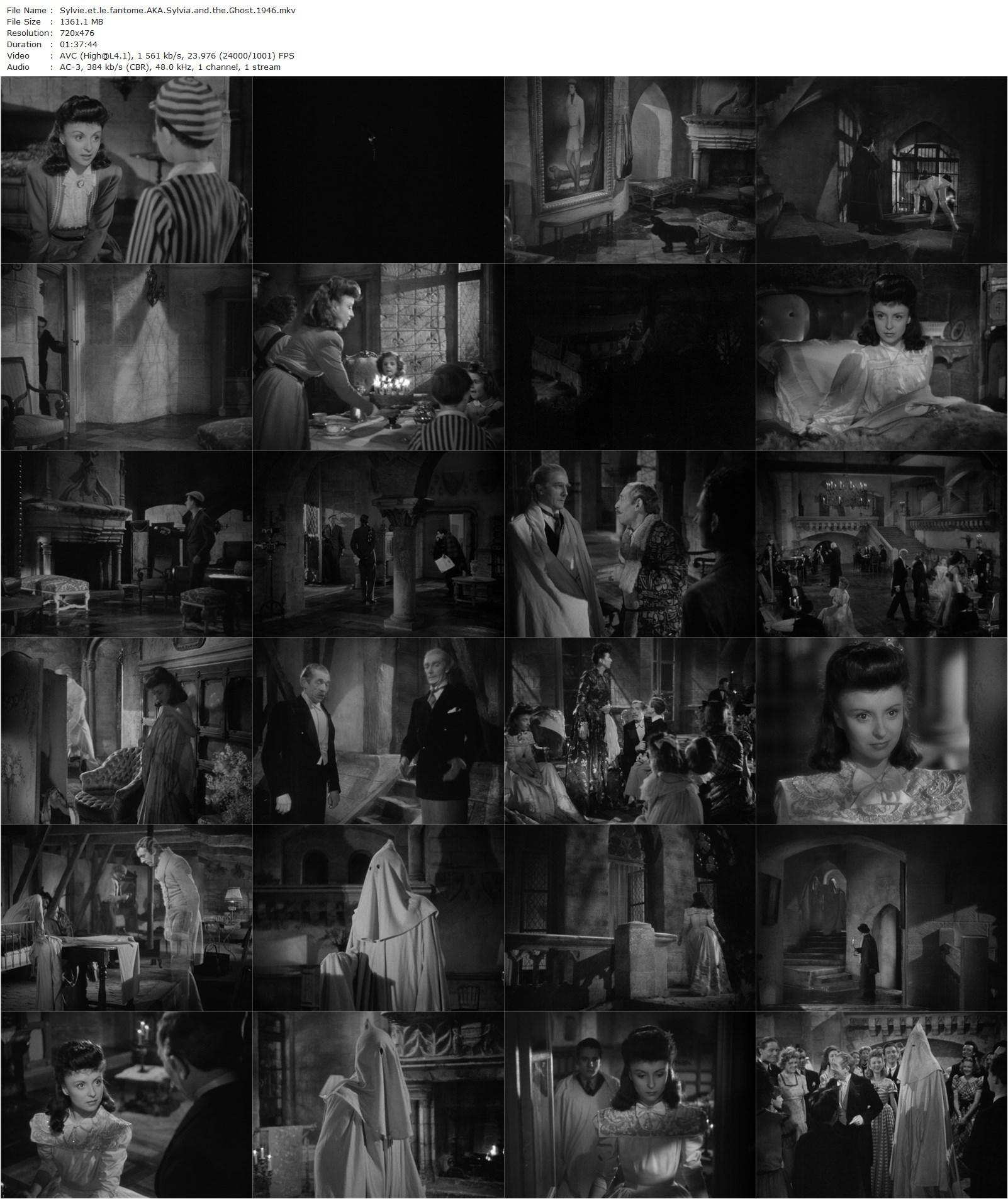 Sylvie and the Phantom AKA Sylvie et le fantôme (1946) Claude Autant-Lara, Odette Joyeux, François Périer, Pierre Larquey-poster