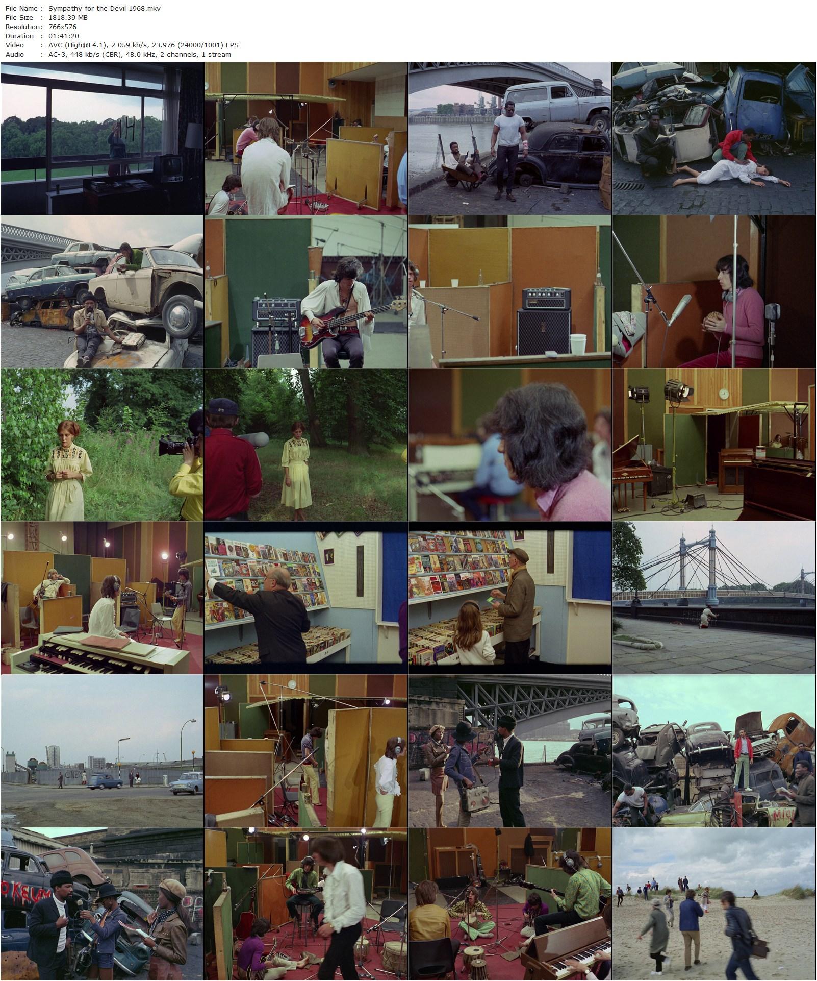 Sympathy for the Devil (1968) Jean-Luc Godard, Sean Lynch, Mick Jagger, Brian Jones-poster