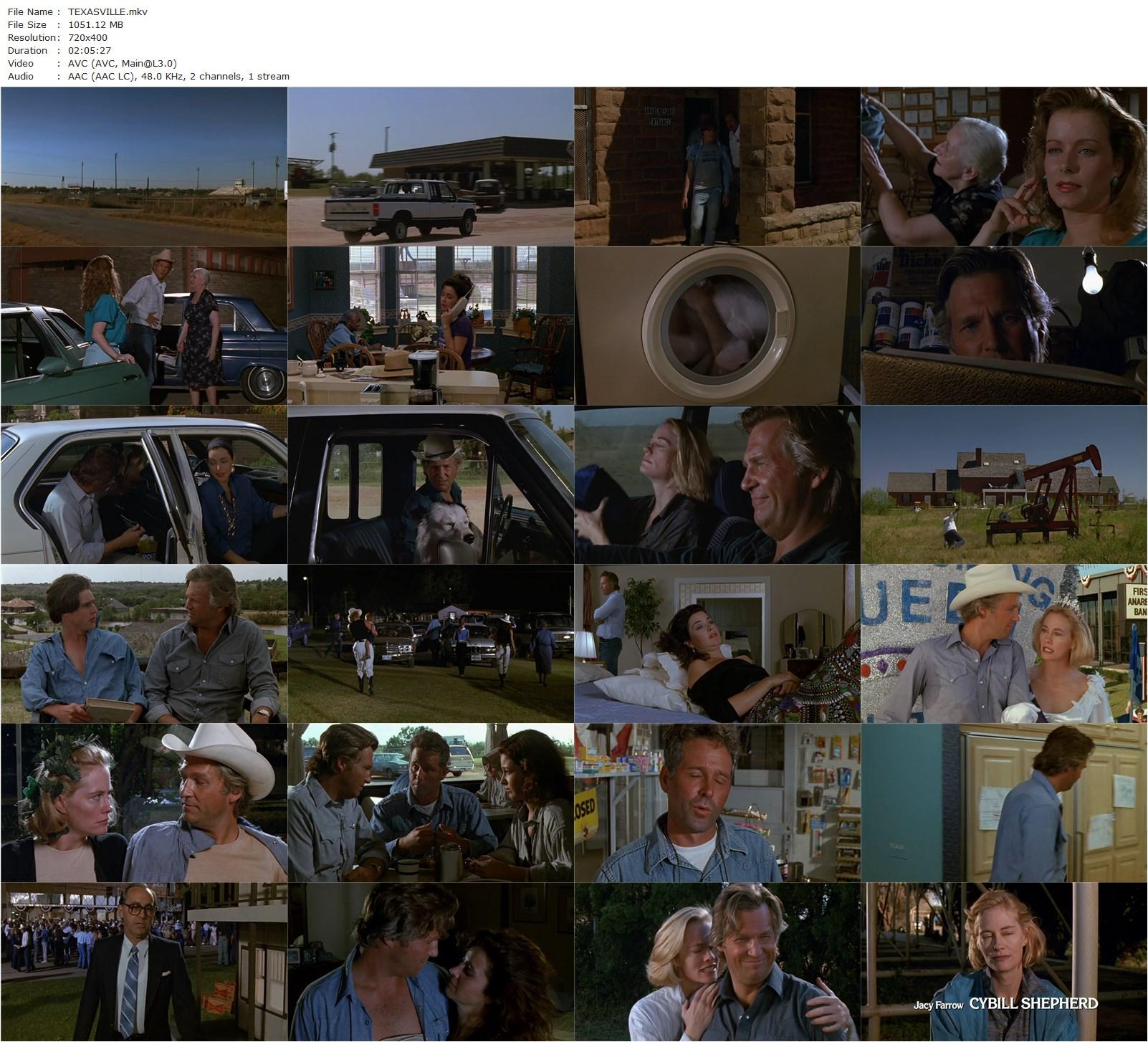 Texasville (1990) Peter Bogdanovich, Jeff Bridges, Cybill Shepherd, Timothy Bottoms-poster