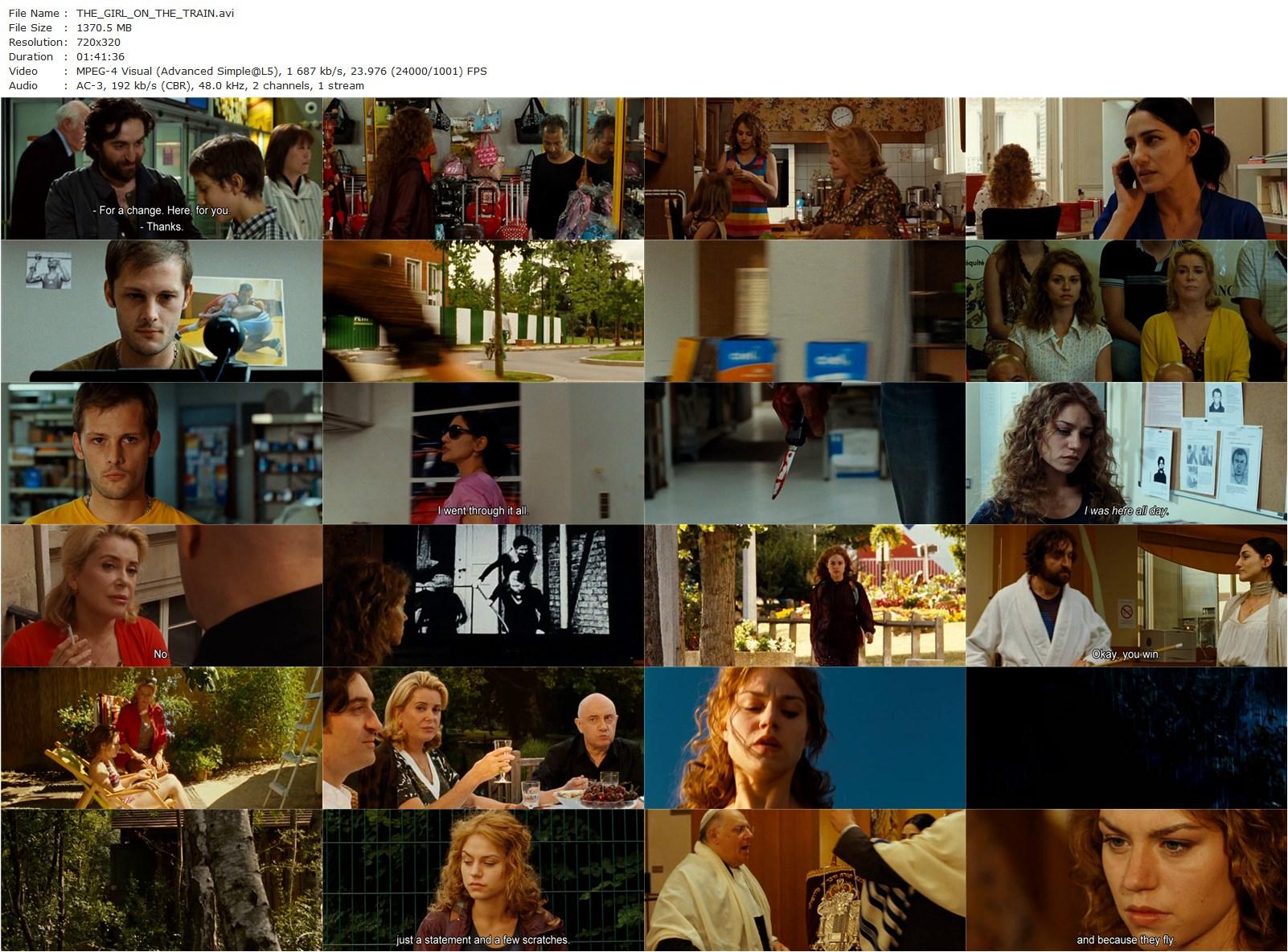 The Girl on the Train AKA La fille du RER (2009) André Téchiné, Émilie Dequenne, Catherine Deneuve, Michel Blanc-poster