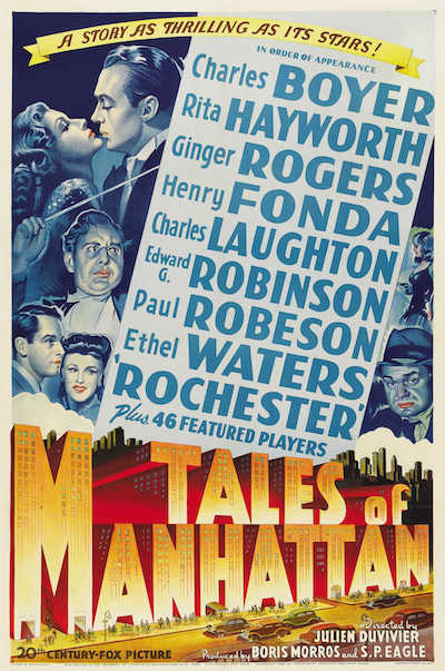 Tales of Manhattan (1942) Julien Duvivier, Charles Boyer, Rita Hayworth, Ginger Rogers, Comedy, Drama, Romance