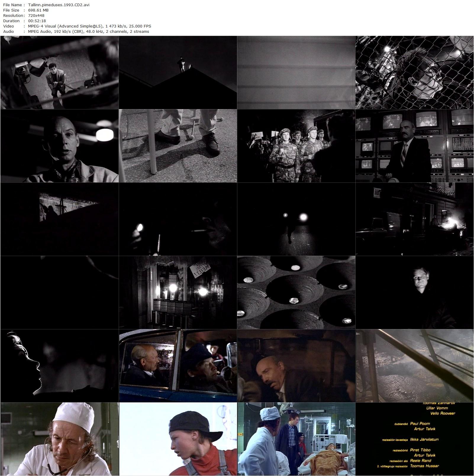 Darkness in Tallinn / Tallinn pimeduses (1993) Ilkka Järvi-Laturi, Ivo Uukkivi, Milena Gulbe, Monika Mäger-poster