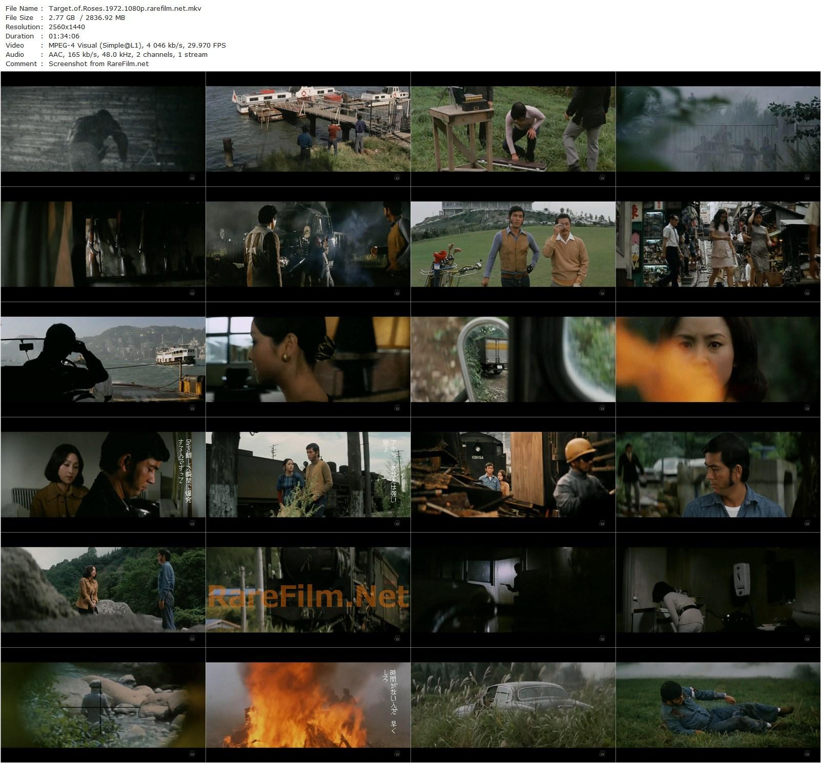 The Target of Roses / Bara no hyôteki (1972)-poster