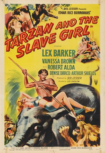 Tarzan and the Slave Girl (1950) Lee Sholem, Lex Barker, Vanessa Brown, Robert Alda