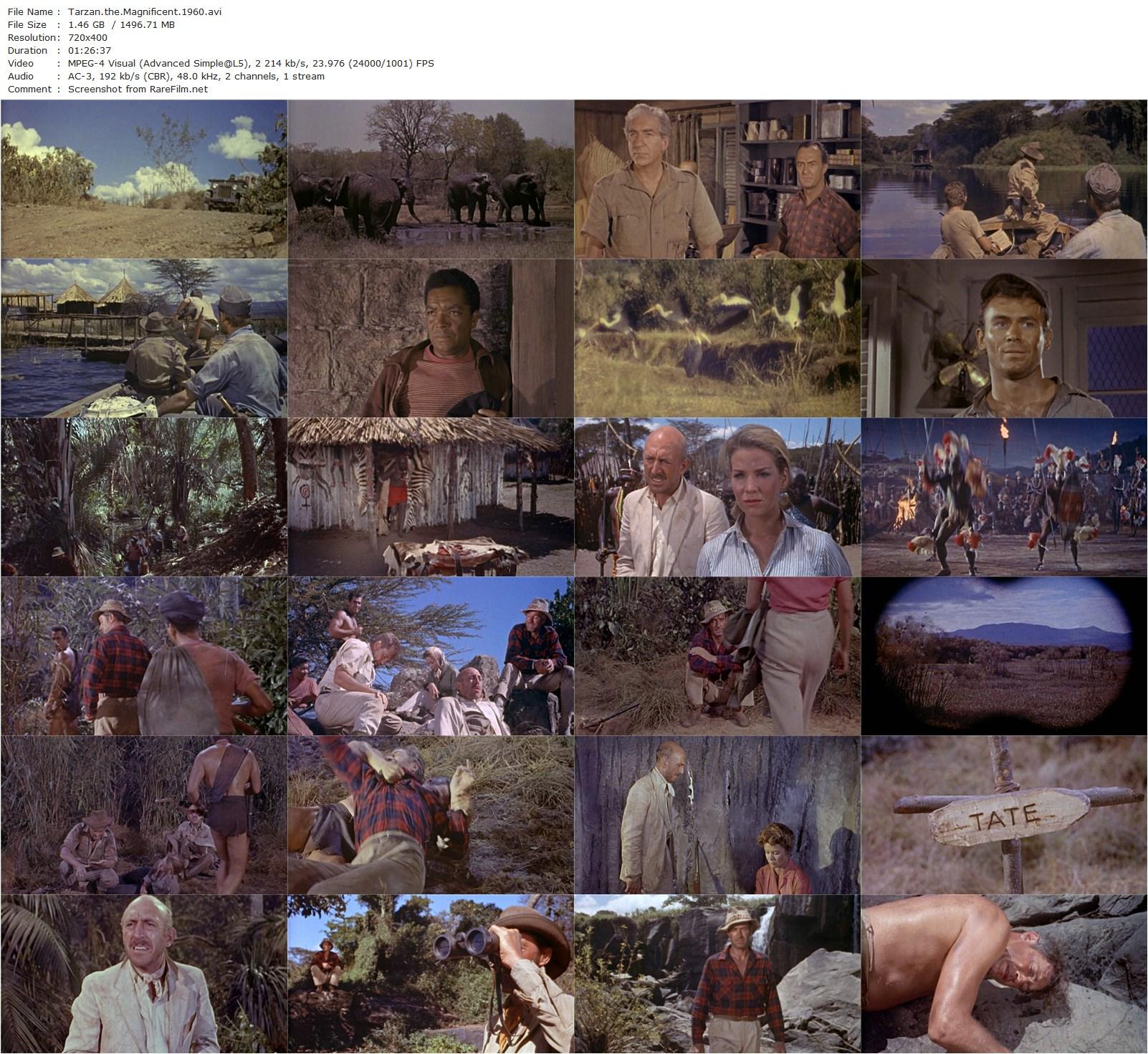 Tarzan the Magnificent (1960) Robert Day, Gordon Scott, Jock Mahoney, Betta St. John-poster