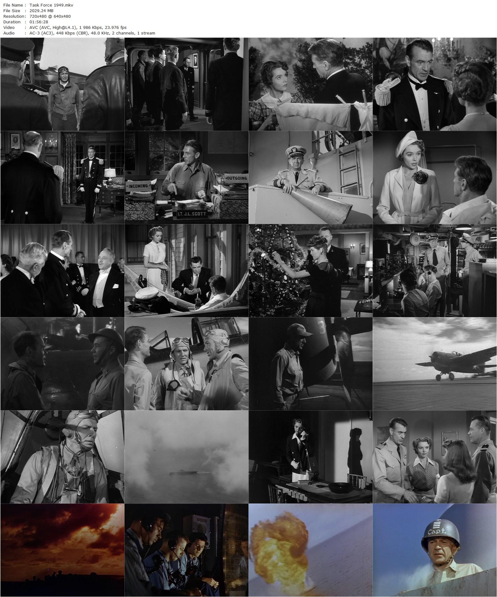 Task Force (1949) Delmer Daves, Gary Cooper, Jane Wyatt, Wayne Morris-poster