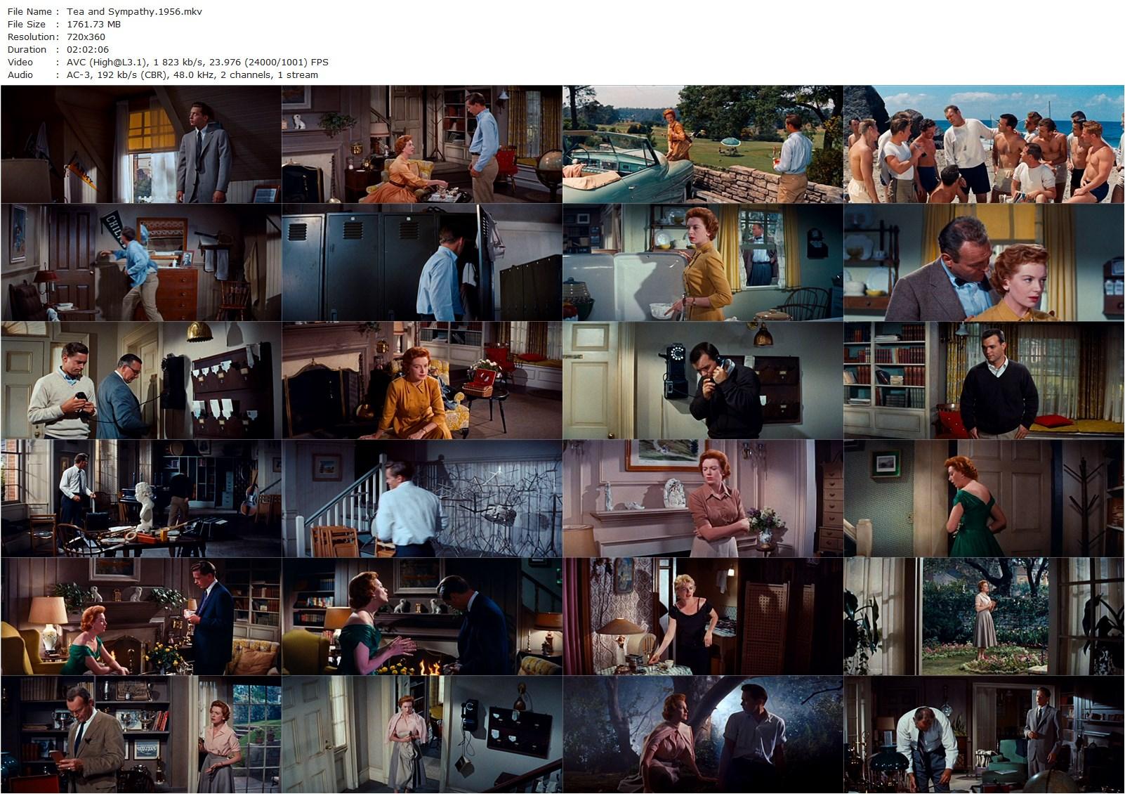 Tea and Sympathy (1956) Vincente Minnelli, Deborah Kerr, John Kerr, Leif Erickson-poster