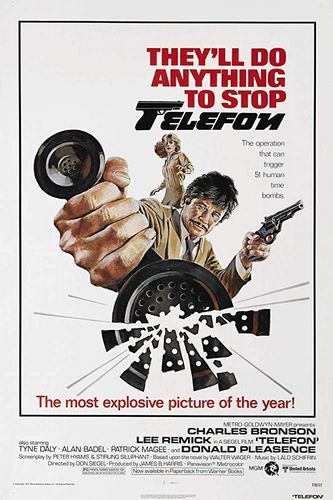 Telefon (1977) Don Siegel, Charles Bronson, Lee Remick, Donald Pleasence