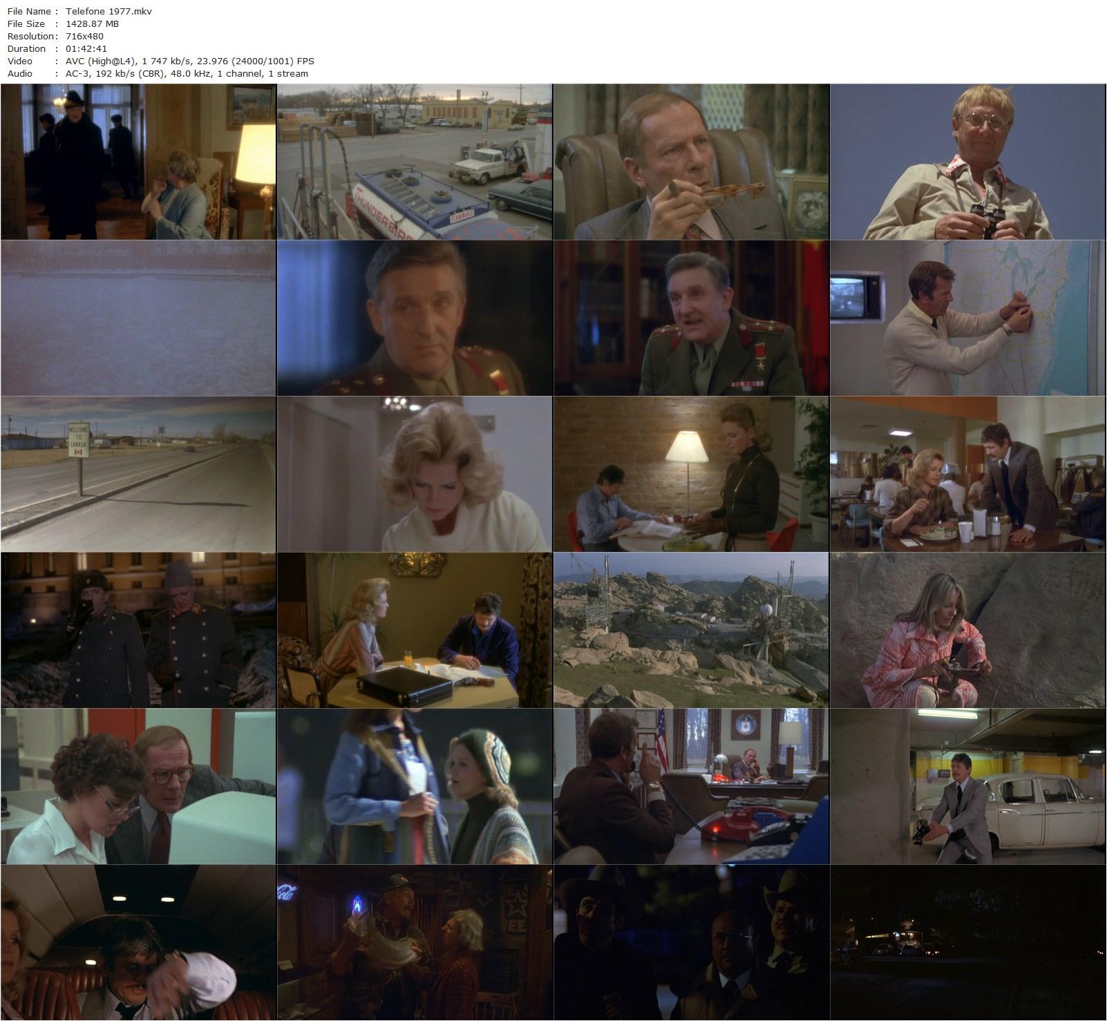 Telefon (1977) Don Siegel, Charles Bronson, Lee Remick, Donald Pleasence-poster