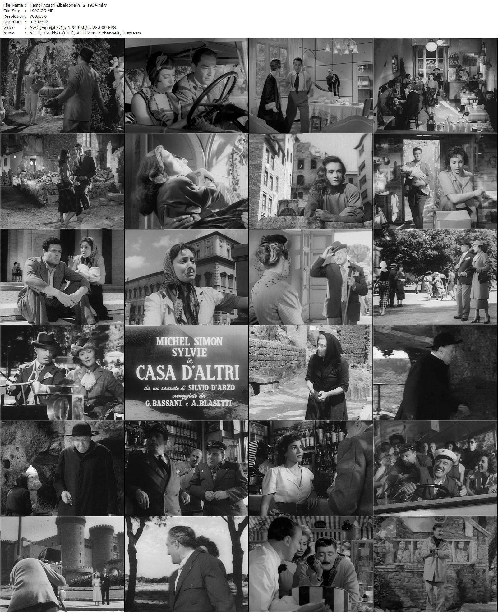 The Anatomy of Love AKA Tempi nostri – Zibaldone n. 2 (1954) Alessandro Blasetti, Paul Paviot, Vittorio De Sica, Dany Robin, François Périer-poster