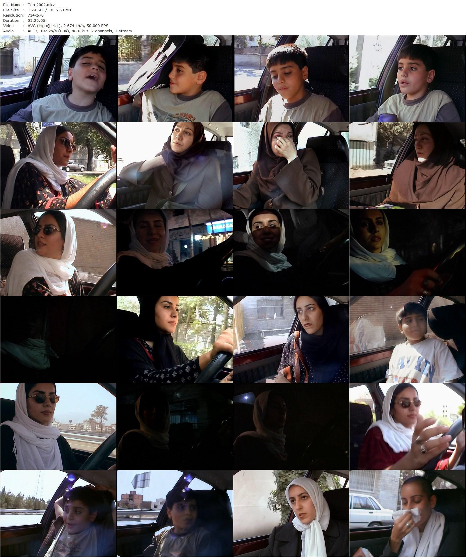 Ten AKA Dah (2002) Abbas Kiarostami, Mania Akbari, Amina Maher, Kamran Adl-poster