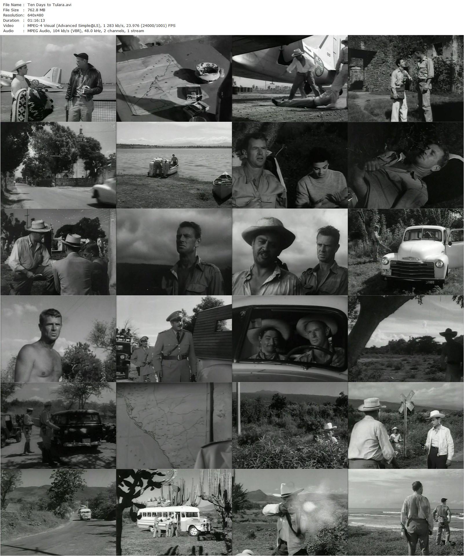 Ten Days to Tulara (1958) George Sherman-poster