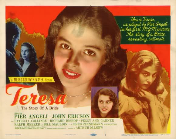 Teresa (1951) Fred Zinnemann, Pier Angeli, John Ericson, Patricia Collinge