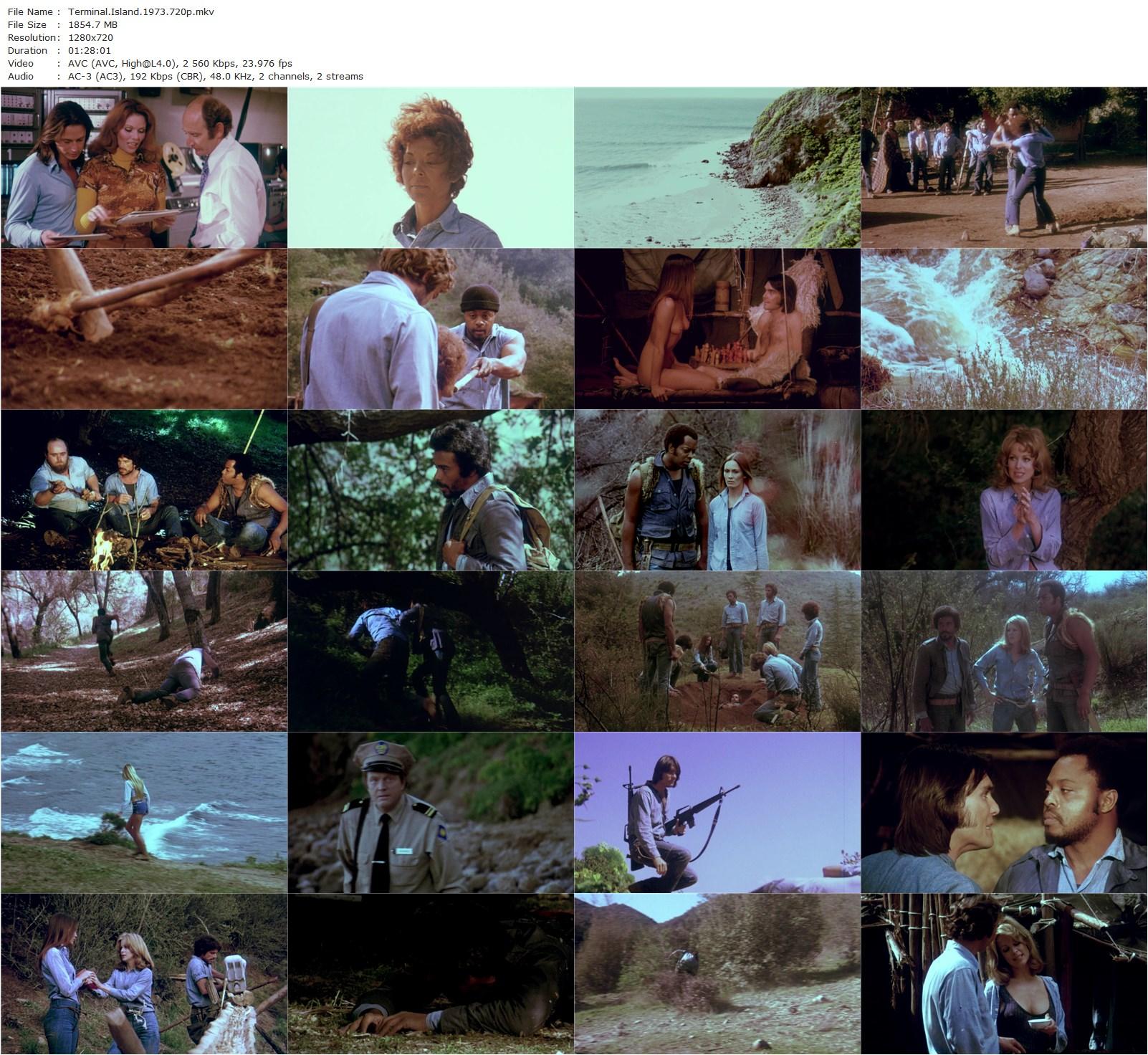 Terminal Island (1973) Stephanie Rothman, Don Marshall, Phyllis Davis, Ena Hartman-poster