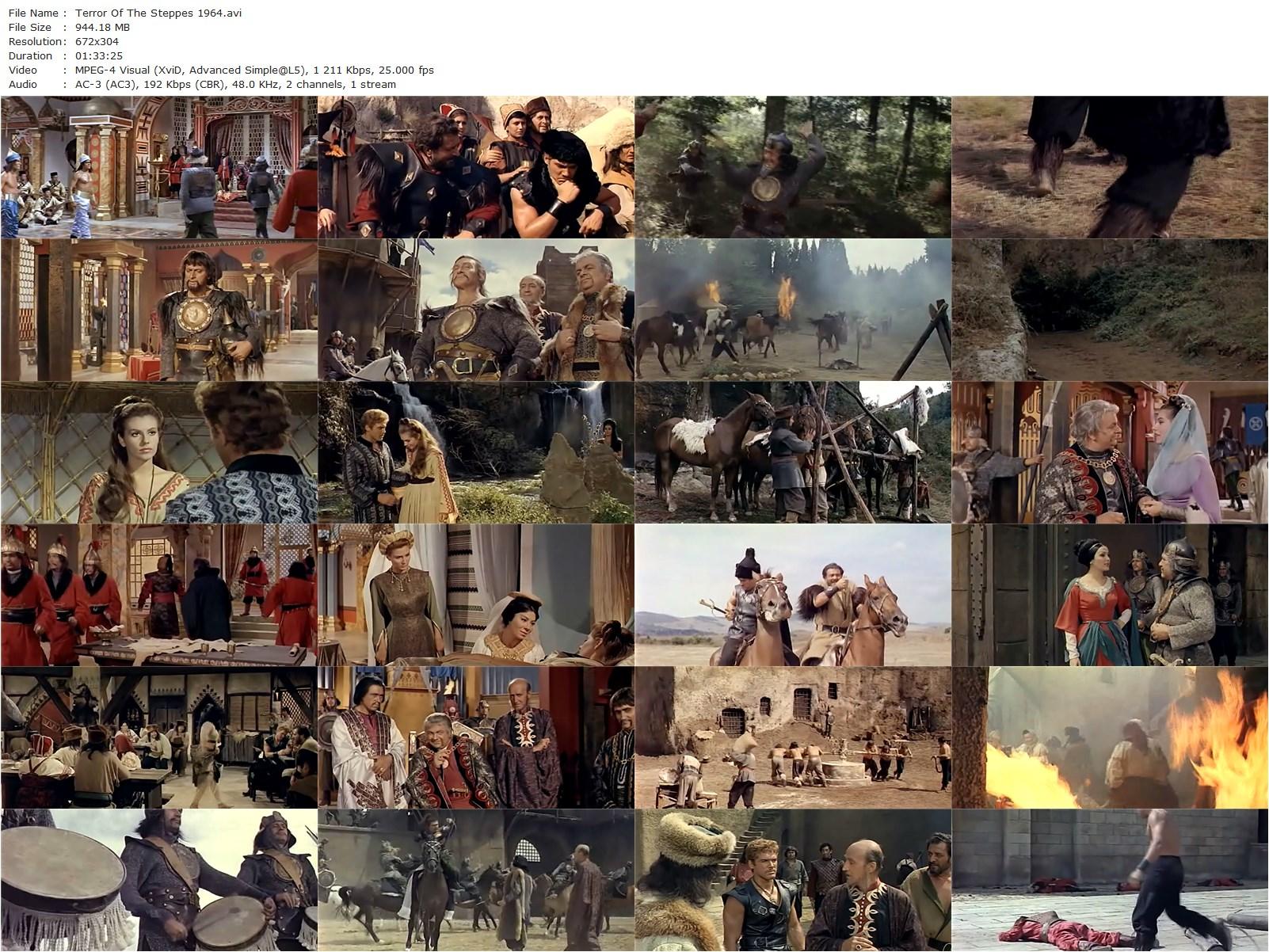 Terror of the Steppes / I predoni della steppa (1964) Tanio Boccia, Kirk Morris, Moira Orfei, Daniele Vargas-poster