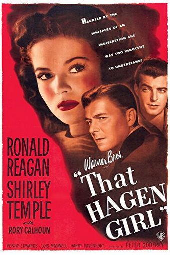 That Hagen Girl (1947) Peter Godfrey, Ronald Reagan, Shirley Temple, Rory Calhoun