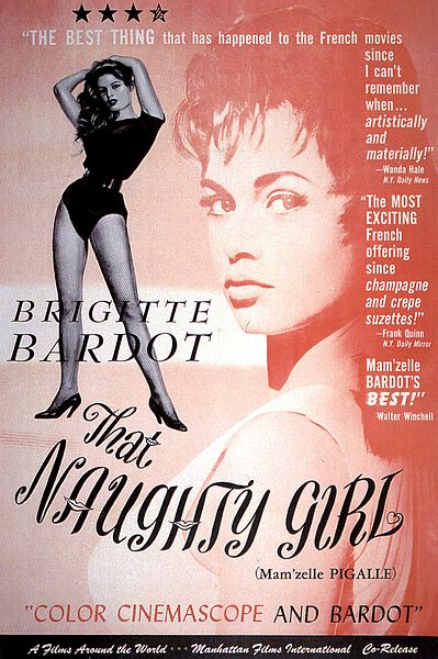 Cette sacrée gamine / That Naughty Girl (1956) Michel Boisrond, Brigitte Bardot, Jean Bretonnière, Françoise Fabian, Comedy, Musical, Romance