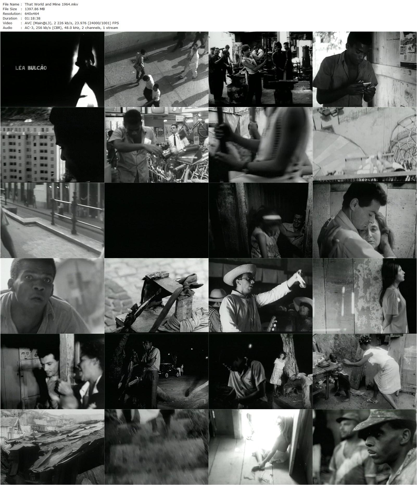 That World and Mine / Êsse Mundo é Meu (1964) Sérgio Ricardo, Antonio Pitanga, Léa Bulcão-poster