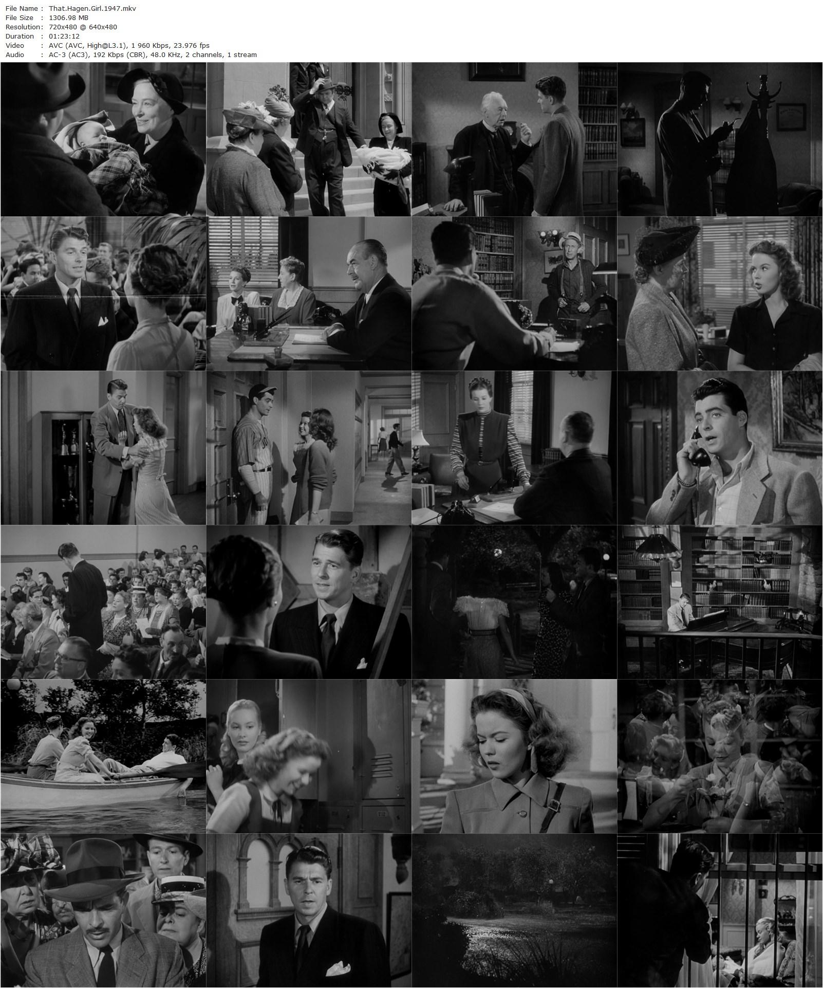 That Hagen Girl (1947) Peter Godfrey, Ronald Reagan, Shirley Temple, Rory Calhoun-poster
