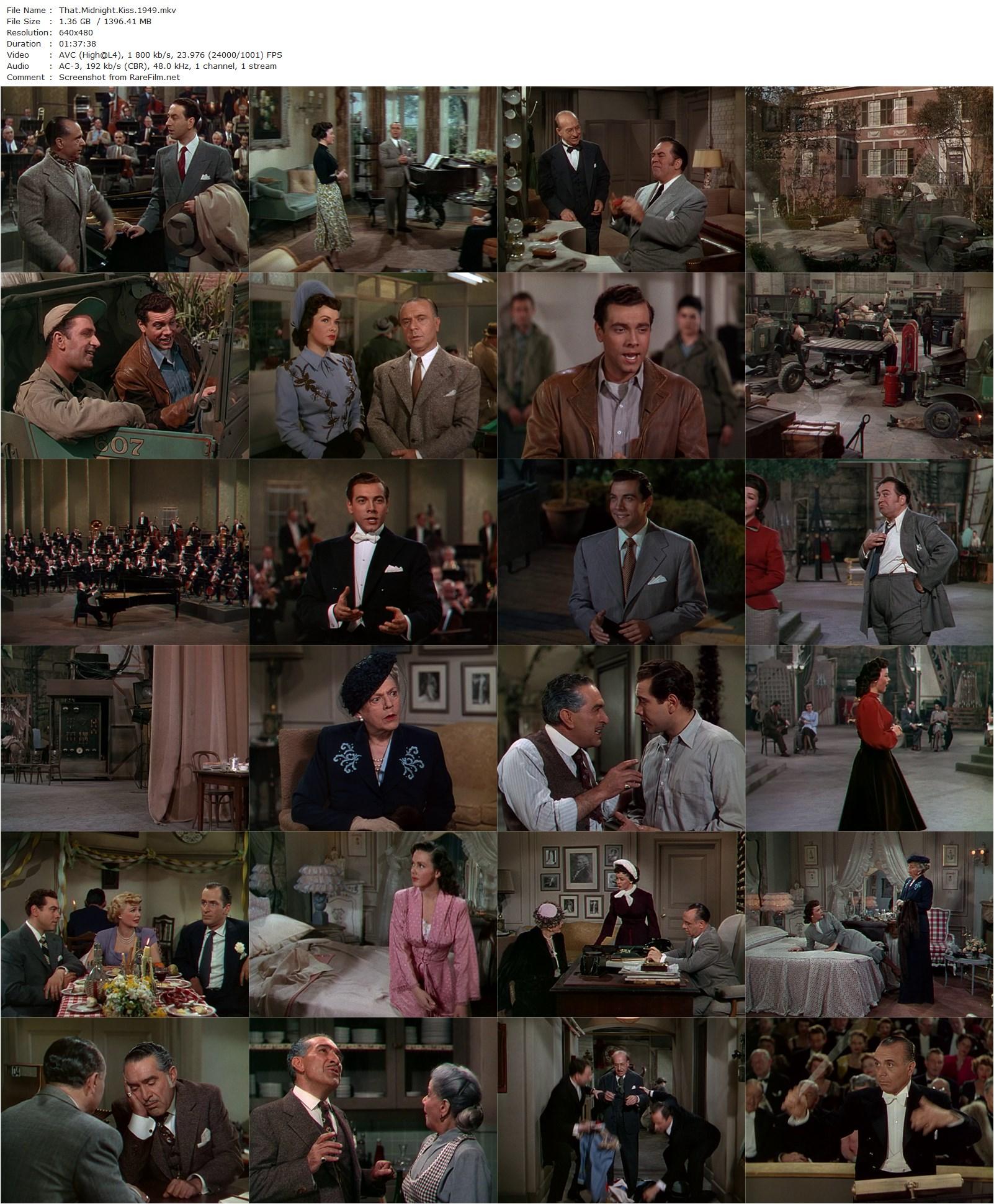 That Midnight Kiss (1949) Norman Taurog-poster