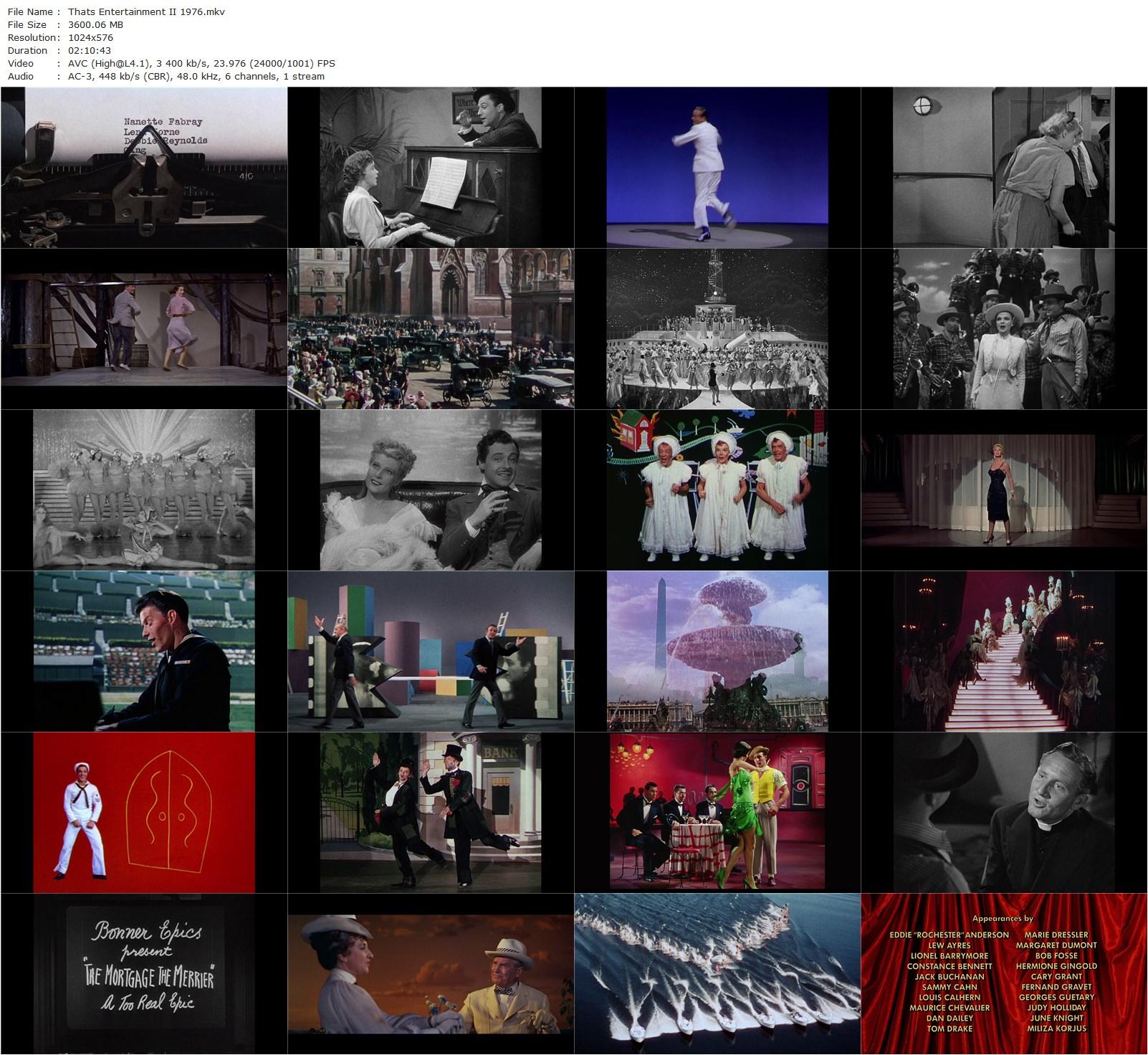 Thats Entertainment, Part II (1976) Gene Kelly, Fred Astaire, Judy Garland-poster