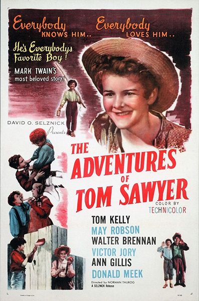 The Adventures of Tom Sawyer (1938) Norman Taurog, Tommy Kelly, Jackie Moran, Ann Gillis, Adventure, Family