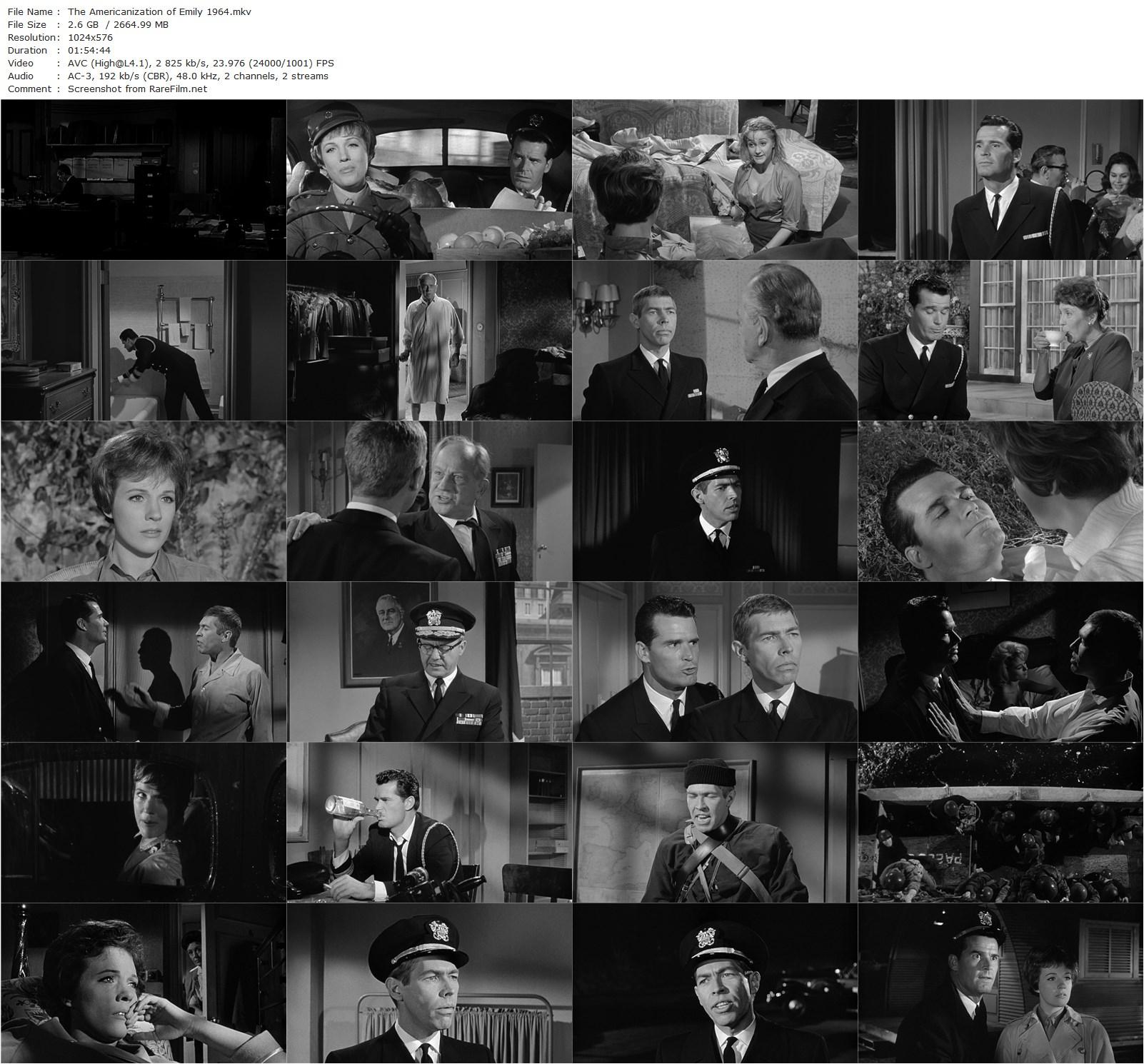 The Americanization of Emily (1964) Arthur Hiller, James Garner, Julie Andrews, Melvyn Douglas-poster