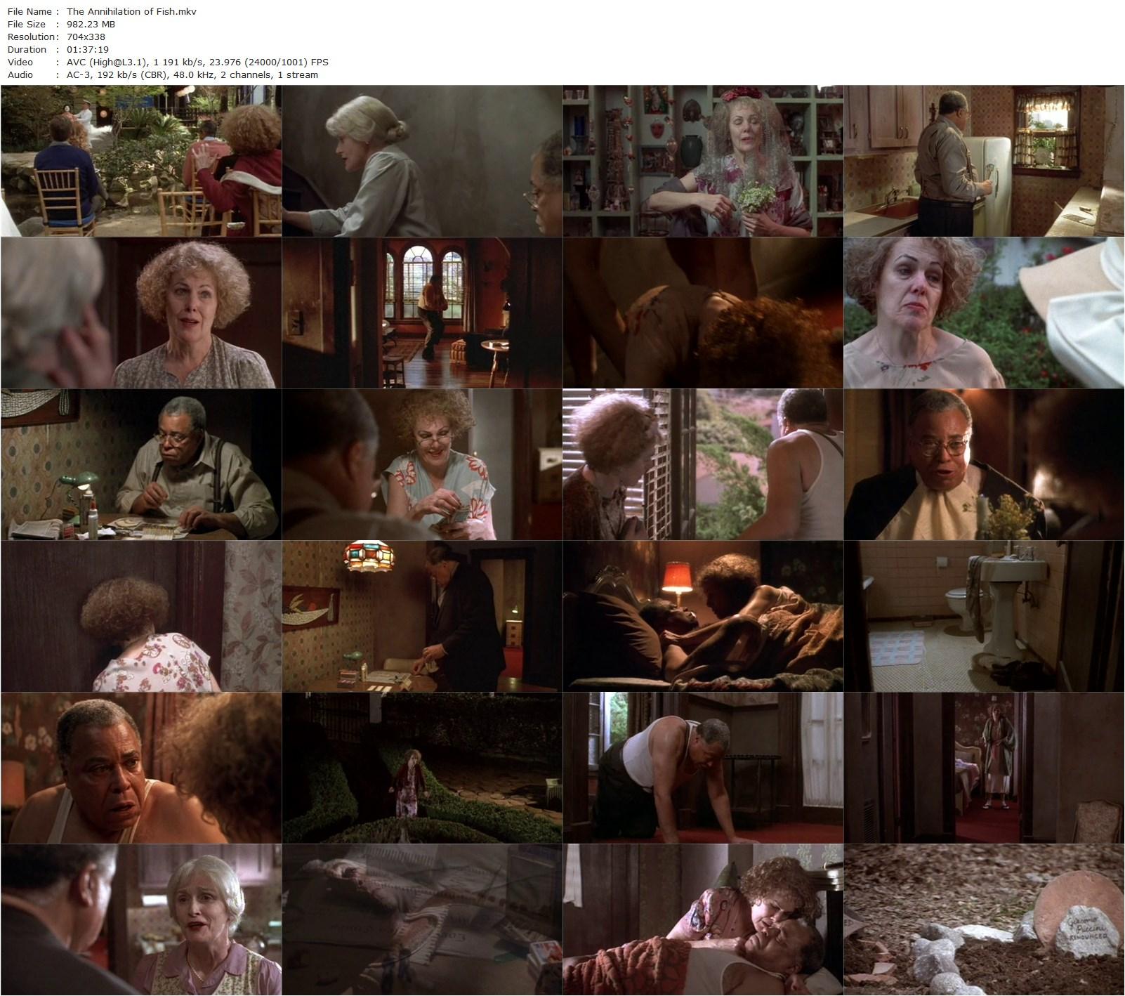 The Annihilation of Fish (1999) Charles Burnett, Lynn Redgrave, James Earl Jones, Margot Kidder-poster