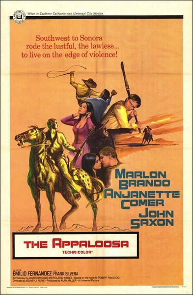 The Appaloosa (1966) Sidney J. Furie, Marlon Brando, Anjanette Comer, John Saxon