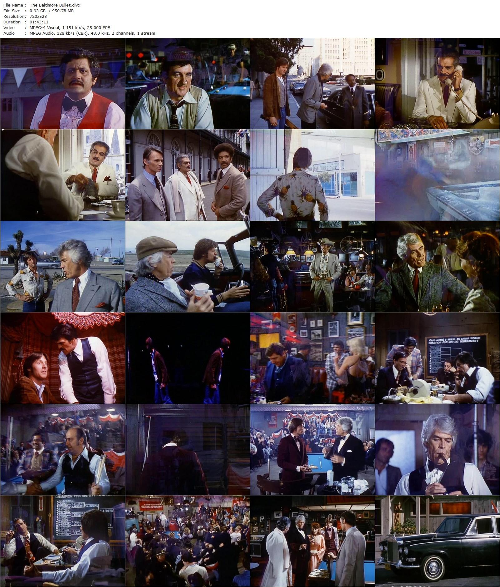 The Baltimore Bullet (1980) Robert Ellis Miller, James Coburn, Omar Sharif, Ronee Blakley-poster