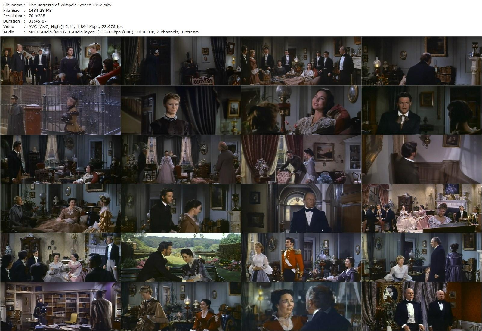 The Barretts of Wimpole Street (1957) Sidney Franklin, Jennifer Jones, John Gielgud, Bill Travers-poster