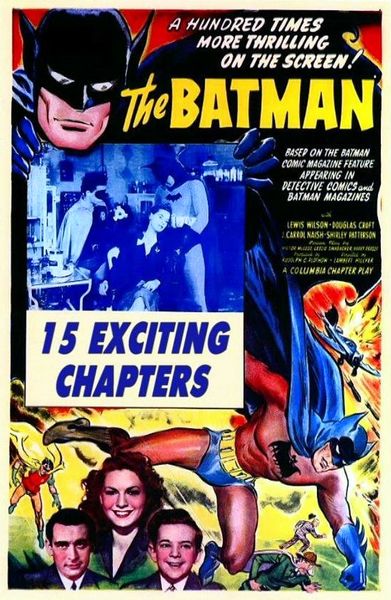 The Batman (1943) Lambert Hillyer, Lewis Wilson, Douglas Croft, J. Carrol Naish, Action, Adventure, Crime, Sci-Fi, Thriller