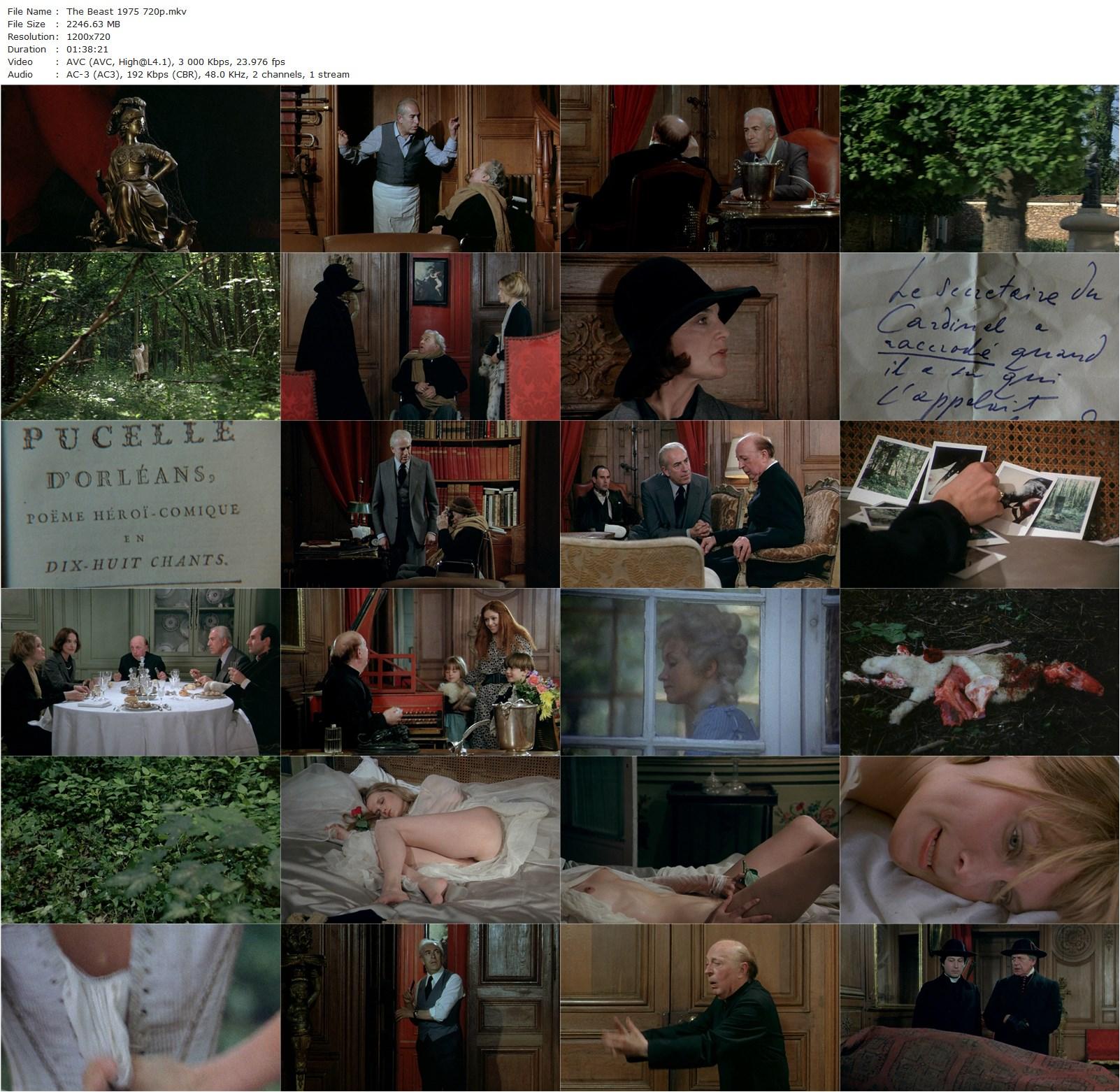 The Beast (1975) Walerian Borowczyk, Sirpa Lane, Lisbeth Hummel, Elisabeth Kaza-poster