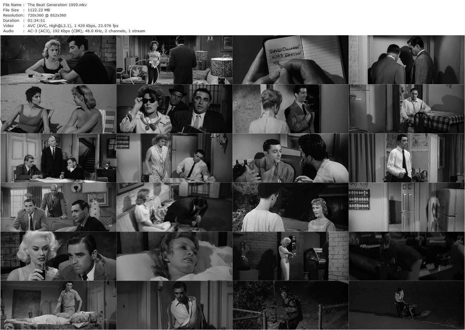 The Beat Generation (1959) Charles F. Haas, Steve Cochran, Mamie Van Doren, Ray Danton-poster