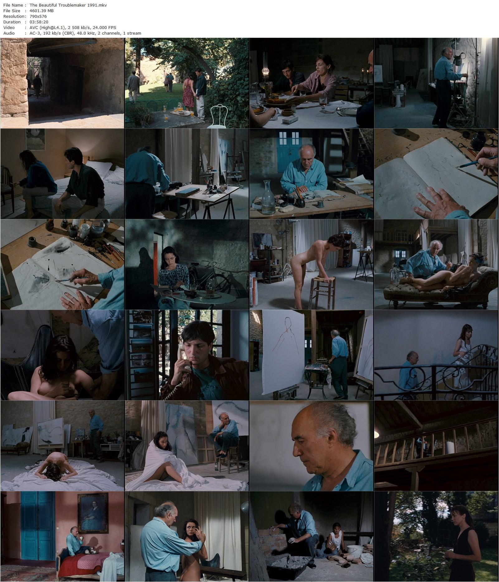 The Beautiful Troublemaker AKA La Belle Noiseuse (1991) Jacques Rivette, Michel Piccoli, Jane Birkin, Emmanuelle Béart-poster