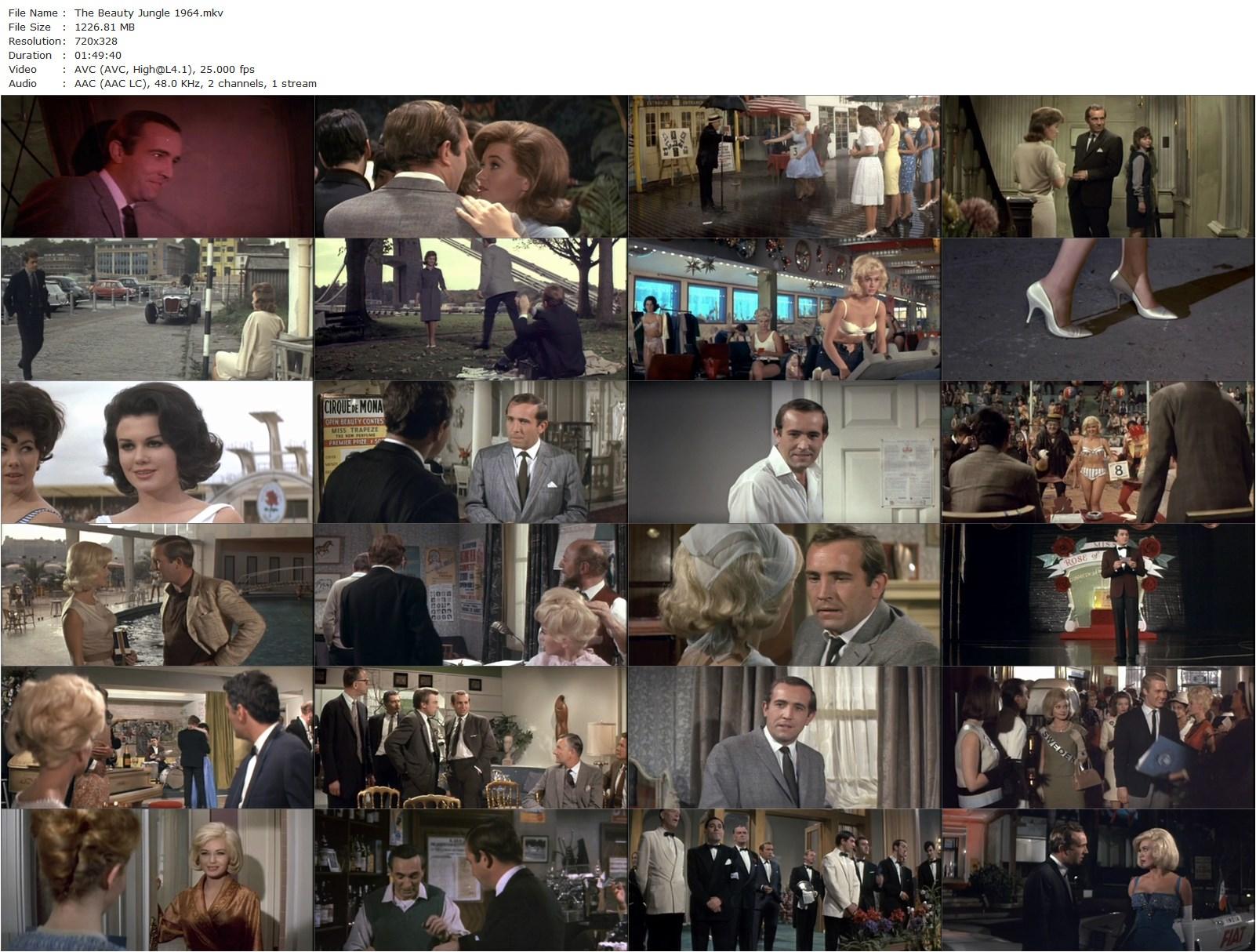 The Beauty Jungle (1964) Val Guest, Ian Hendry, Janette Scott, Ronald Fraser-poster