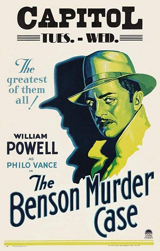The Benson Murder Case (1930) Frank Tuttle, William Powell, William ‘Stage’ Boyd, Eugene Pallette