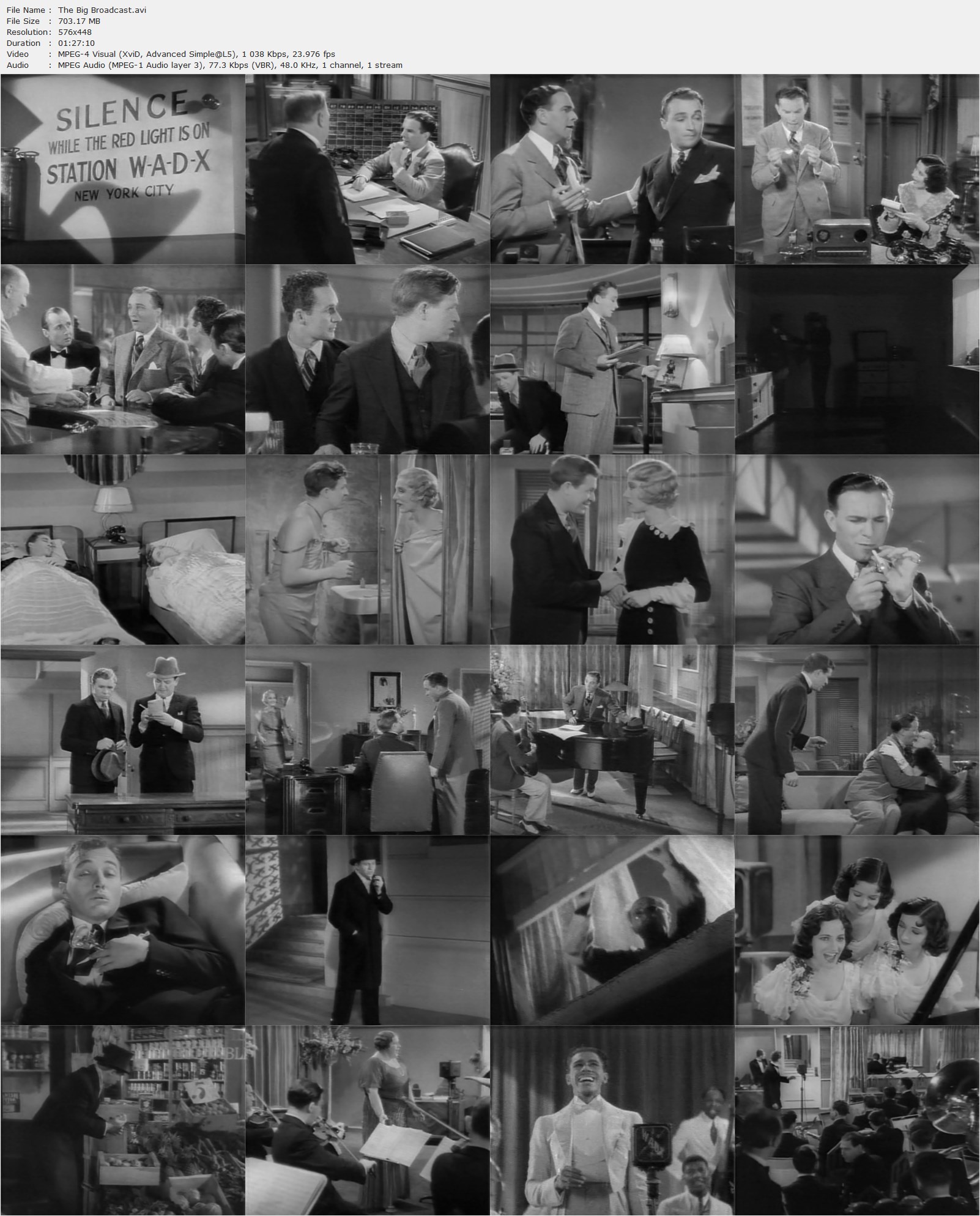 The Big Broadcast (1932) Frank Tuttle, Bing Crosby, Stuart Erwin, Leila Hyams-poster