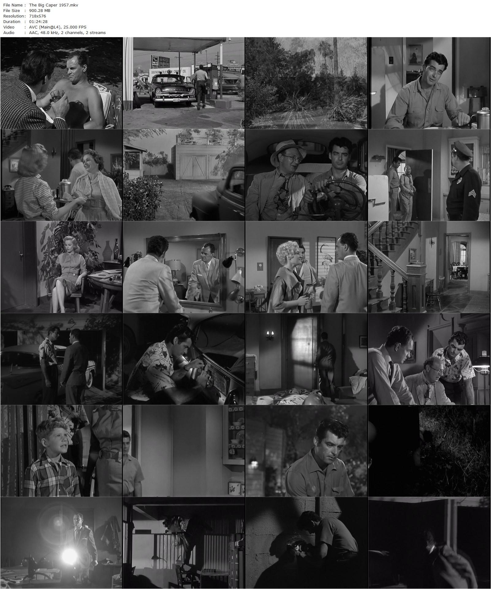 The Big Caper (1957) Robert Stevens, James Gregory, Mary Costa, Rory Calhoun-poster