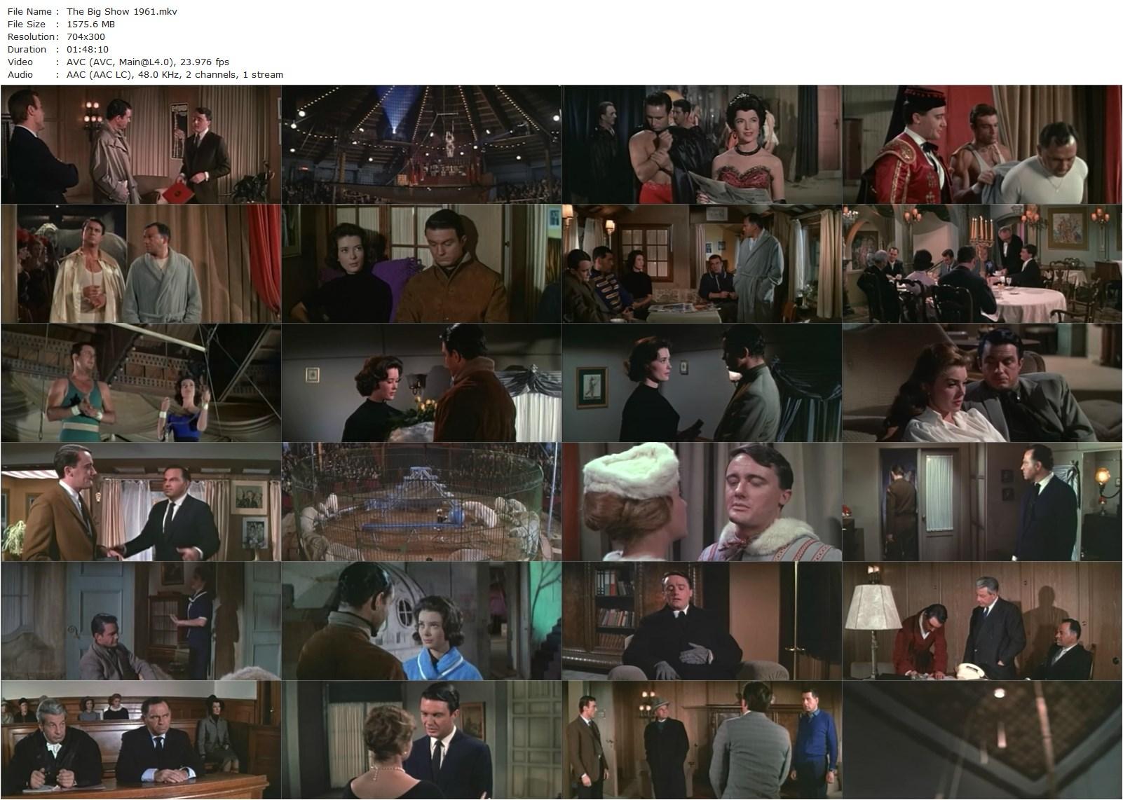 The Big Show (1961) James B. Clark, Esther Williams, Cliff Robertson, Nehemiah Persoff-poster