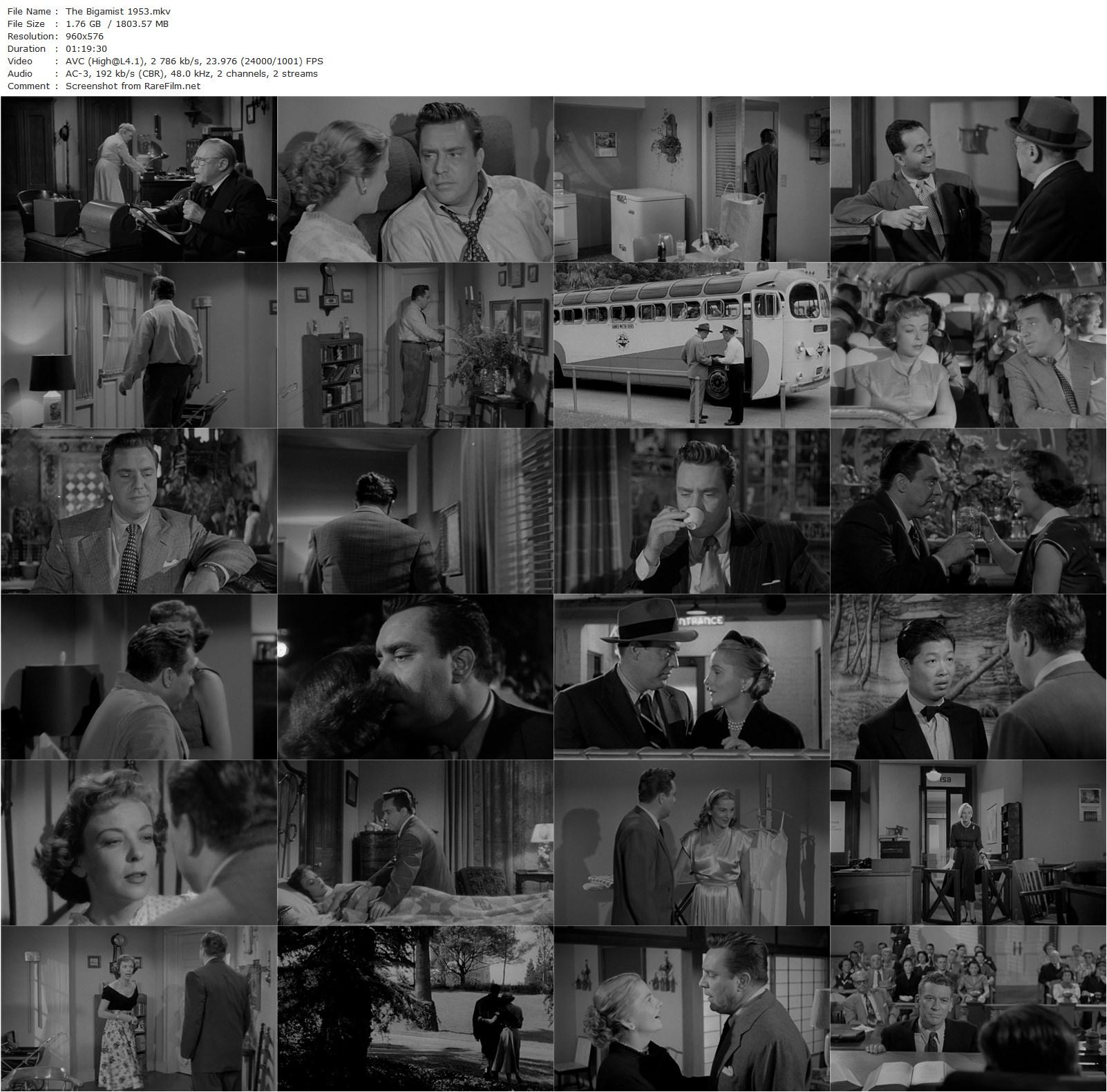 The Bigamist (1953) Ida Lupino, Joan Fontaine, Edmund Gwenn-poster