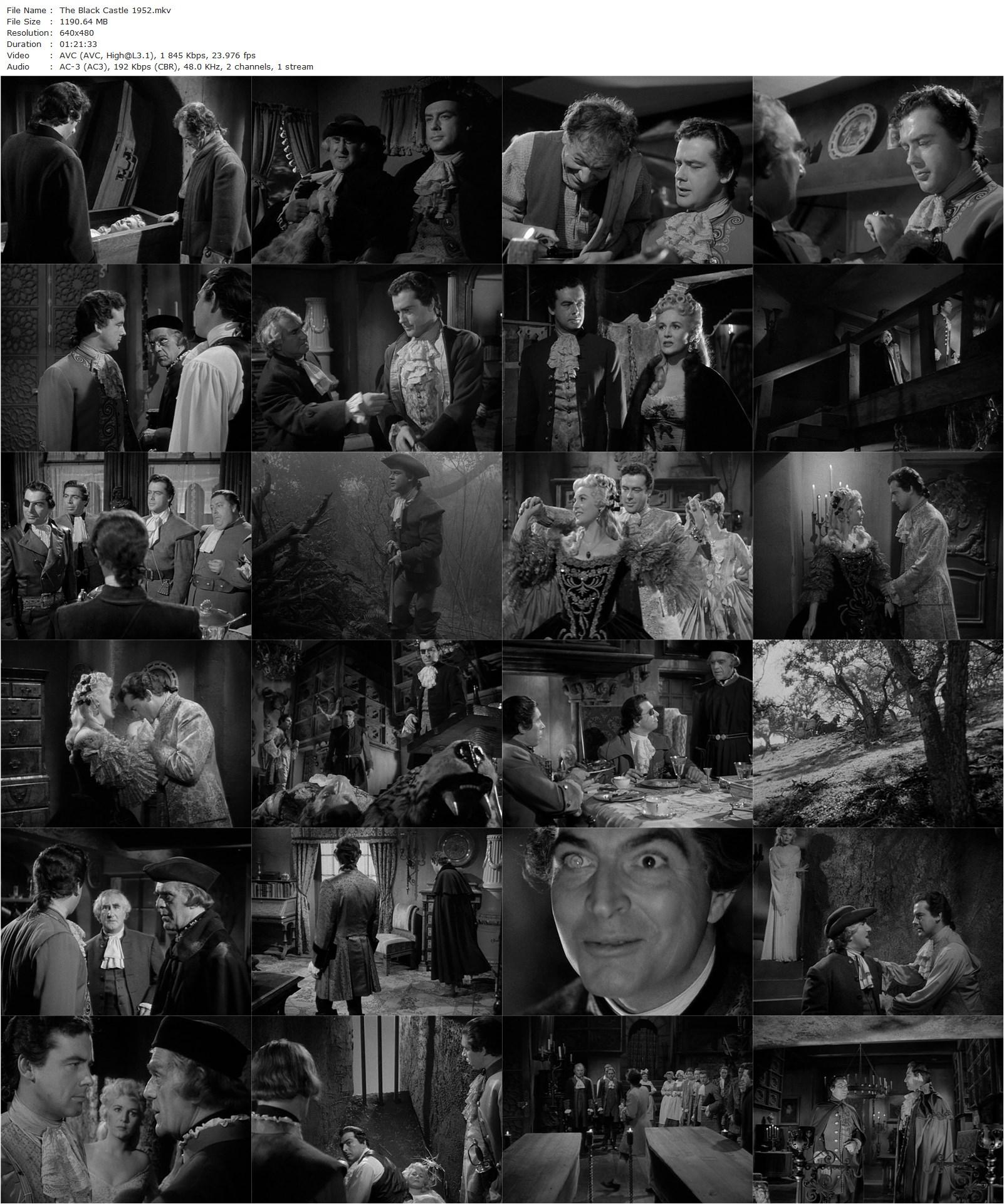 The Black Castle (1952) Nathan Juran, Richard Greene, Boris Karloff, Stephen McNally-poster