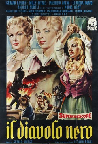 The Black Devil / Il diavolo nero (1957) Sergio Grieco, Gérard Landry, Milly Vitale, Nadia Gray