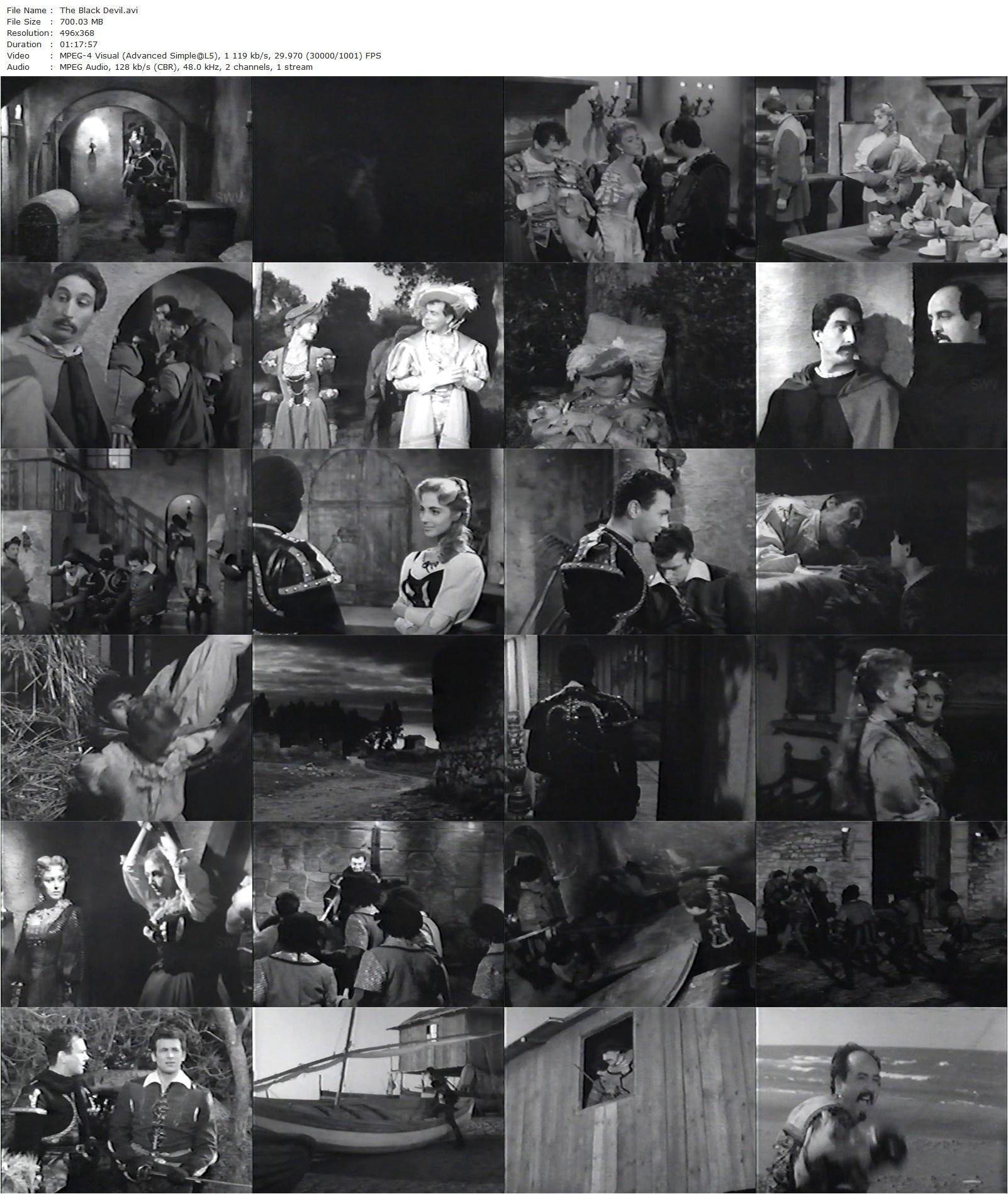 The Black Devil / Il diavolo nero (1957) Sergio Grieco, Gérard Landry, Milly Vitale, Nadia Gray-poster