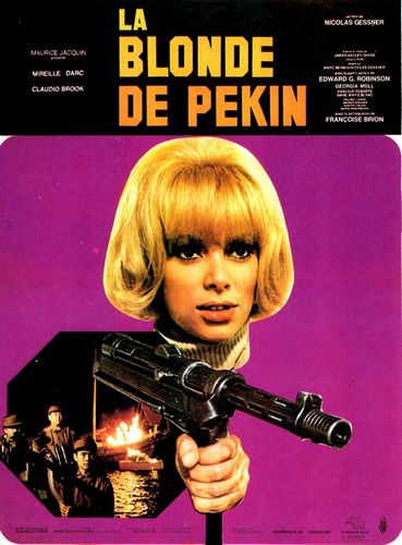 The Blonde from Peking AKA La blonde de Pékin (1967) Nicolas Gessner, Claudio Brook, Mireille Darc, Françoise Brion