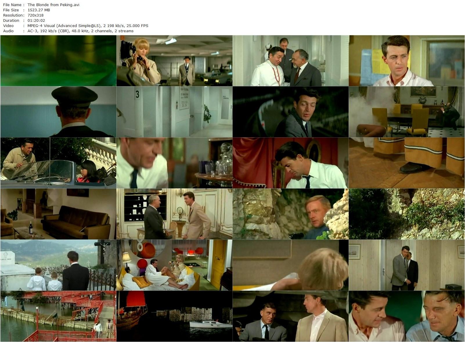 The Blonde from Peking AKA La blonde de Pékin (1967) Nicolas Gessner, Claudio Brook, Mireille Darc, Françoise Brion-poster