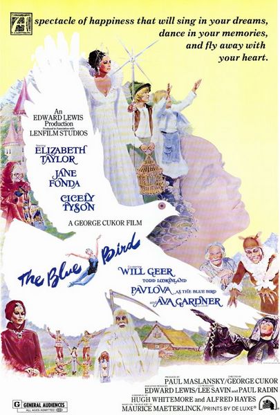 The Blue Bird (1976) George Cukor, Elizabeth Taylor, Jane Fonda, Cicely Tyson, Ava Gardner